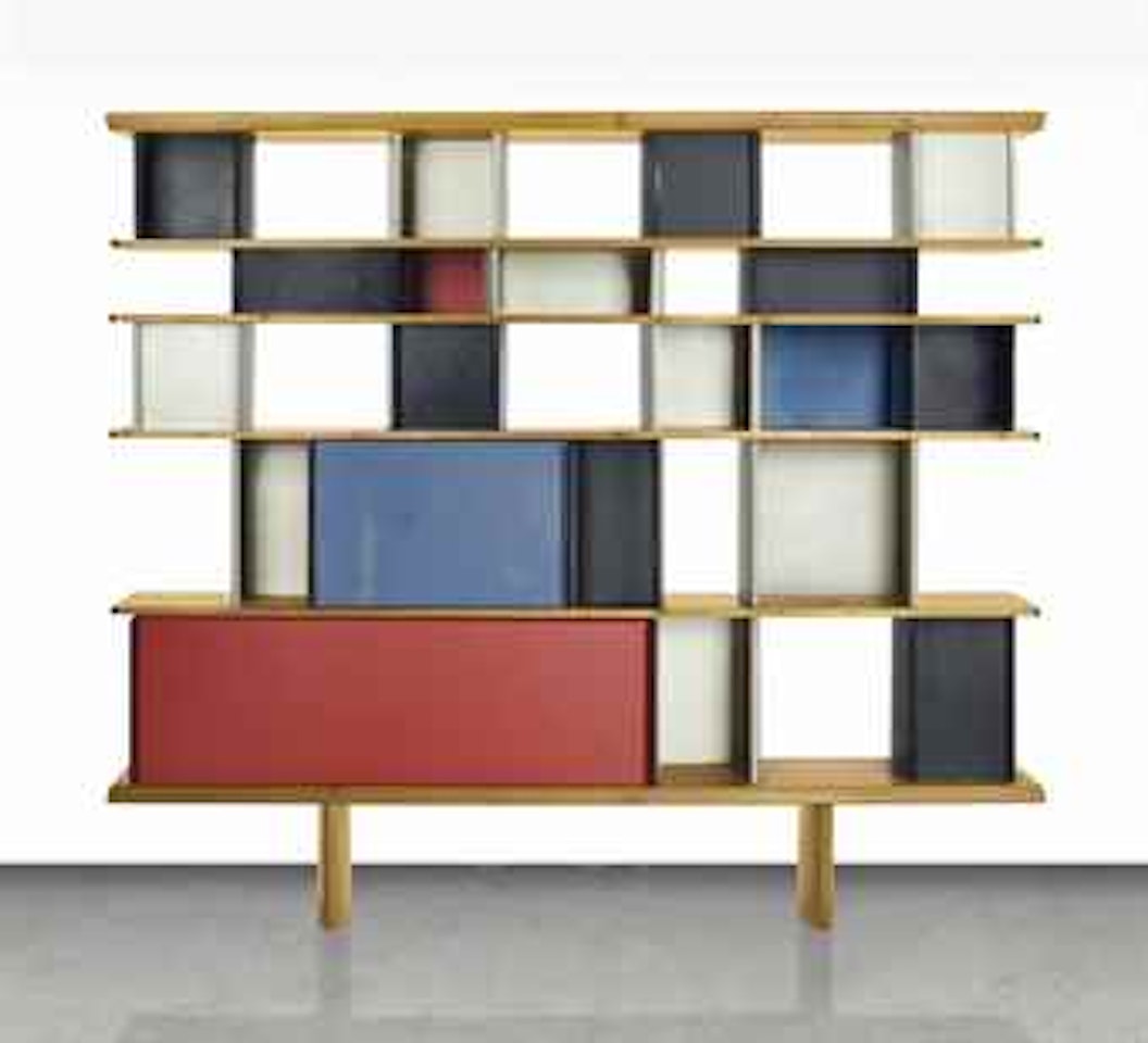 A 'MEXIQUE' BIBLIOTHEQUE by Charlotte Perriand
