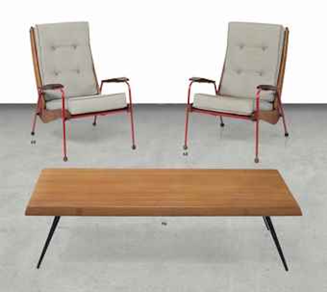 A PAIR OF 'VISITEUR' ARMCHAIRS by Jean Prouvé