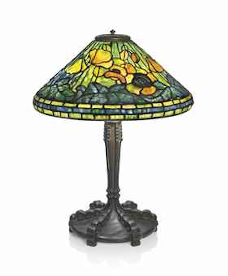 A 'POPPY' TABLE LAMP by Tiffany Studios