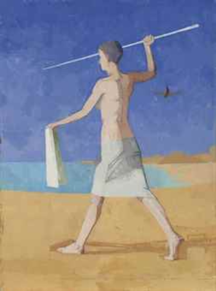 Egyptian Spearess by Euan Uglow