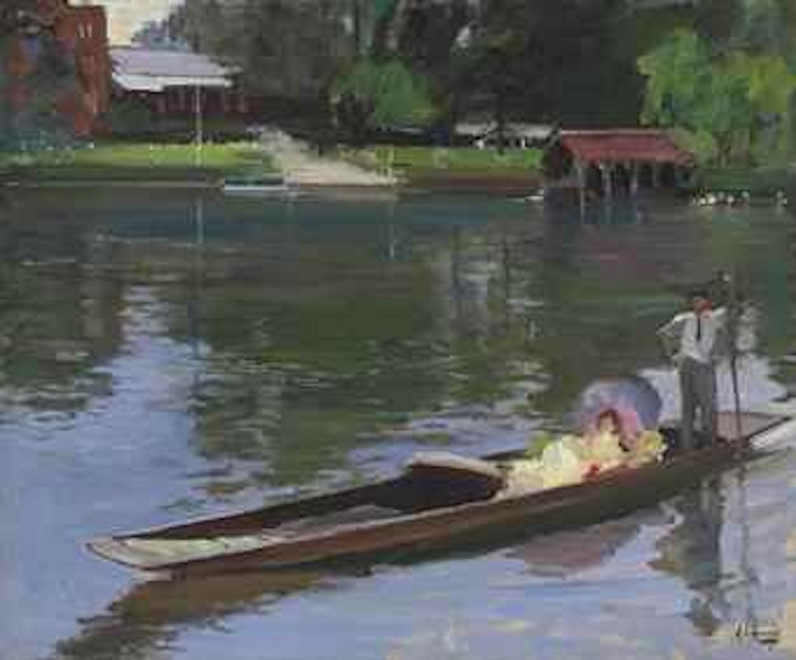 A Summer Evening - The Thames by John Lavery