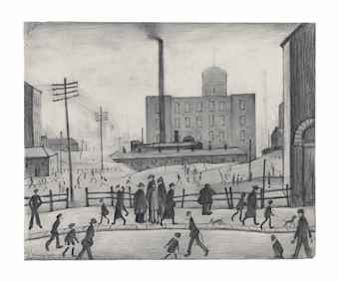 Industrial Scene by Laurence Stephen Lowry