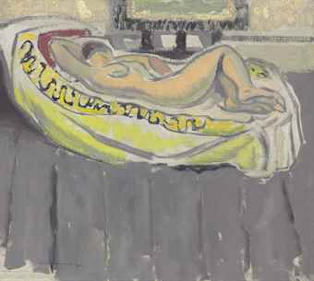 Reclining Nude by Ivon Hitchens