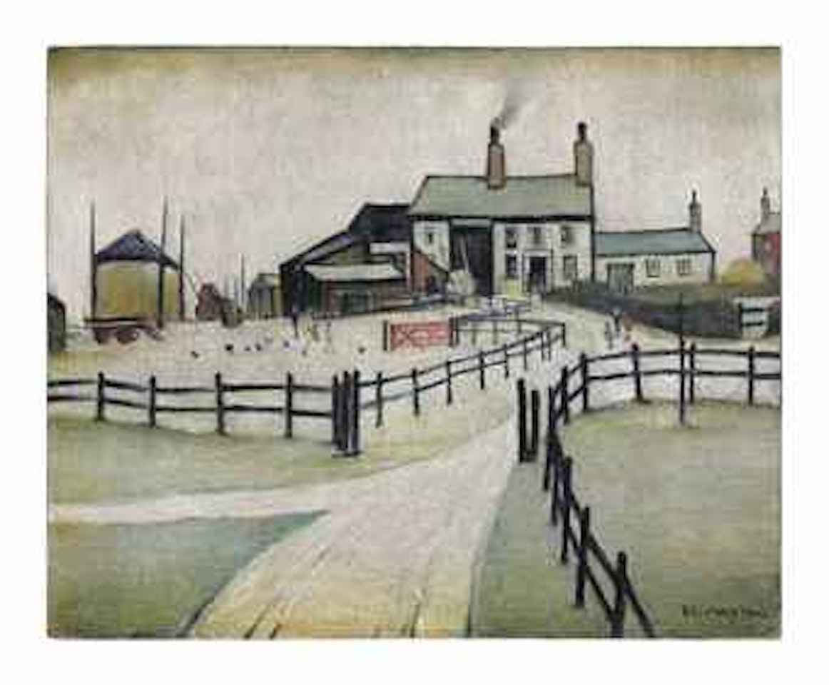 A Lancashire farm by Laurence Stephen Lowry