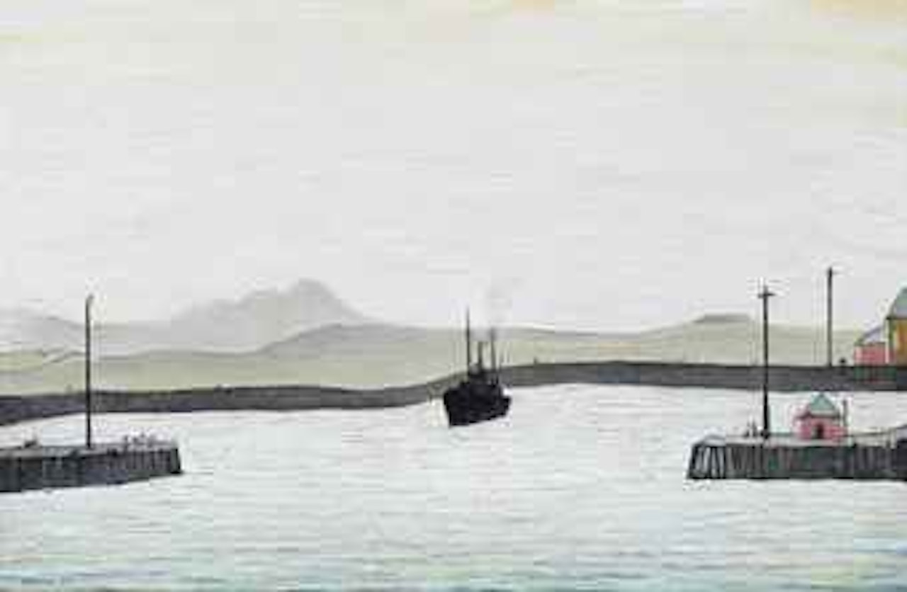 Harbour Scene by Laurence Stephen Lowry