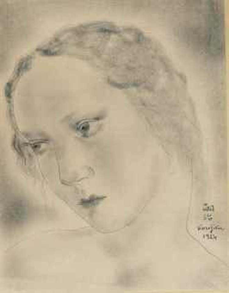 Tête de femme by Leonard Tsuguharu Foujita