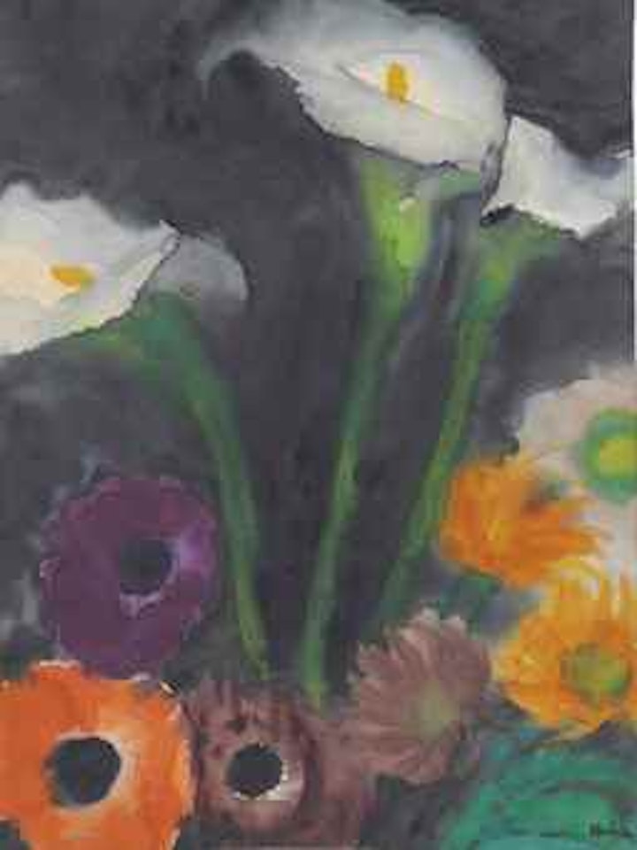 Lilien und Mohnblumen by Emil Nolde