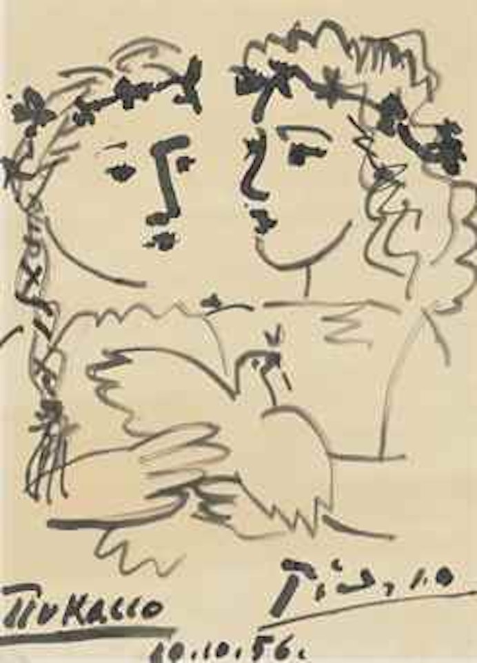 Amitié franco-soviétique, France-URSS by Pablo Picasso