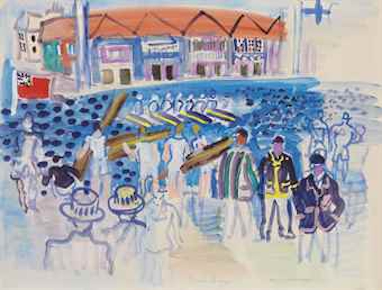 Course Oxford Cambridge by Raoul Dufy
