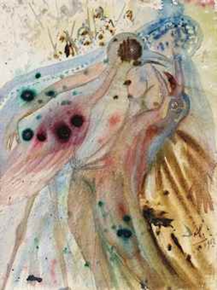 Deux paons by Salvador Dali