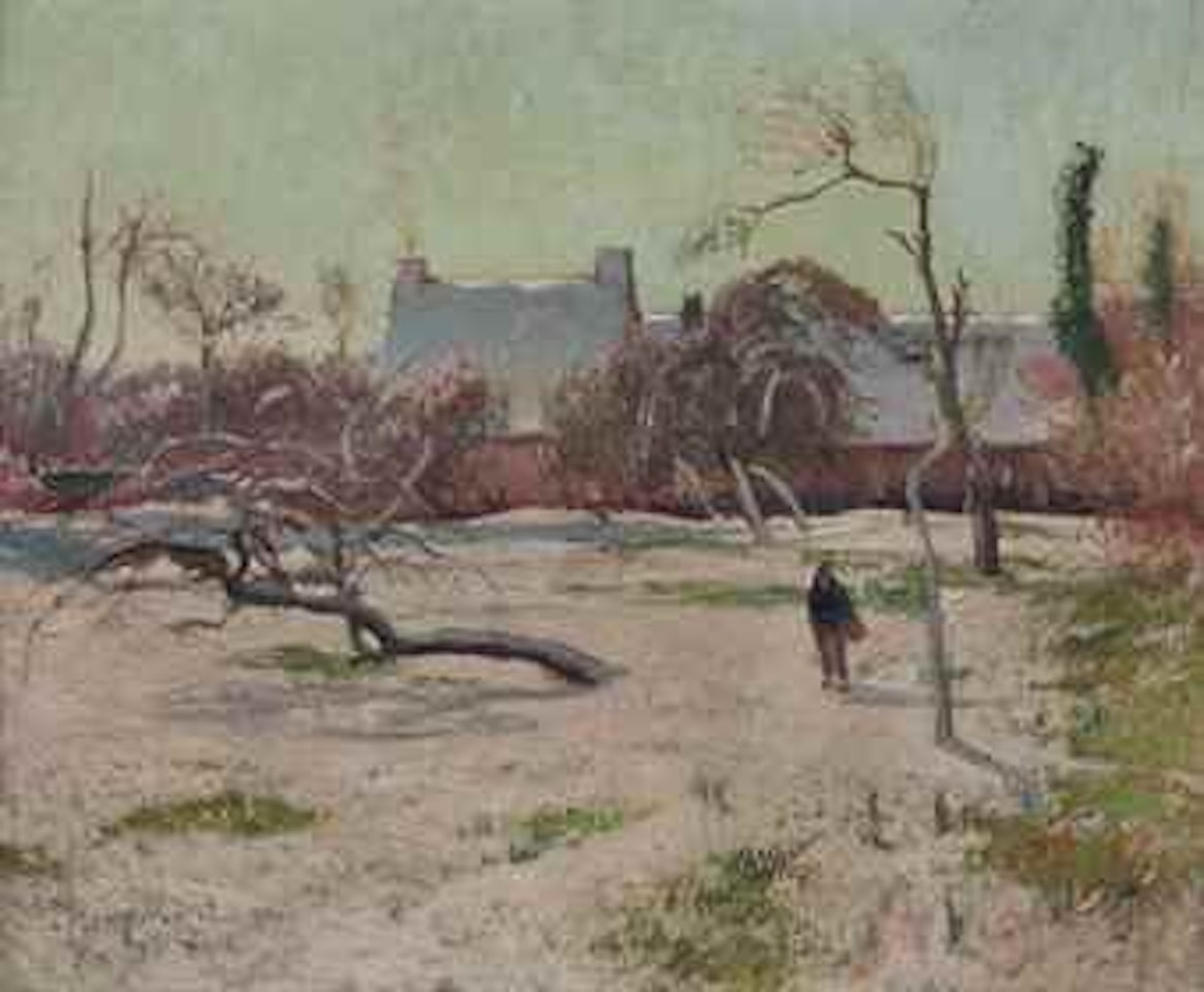 Paysage de neige by Henry Moret