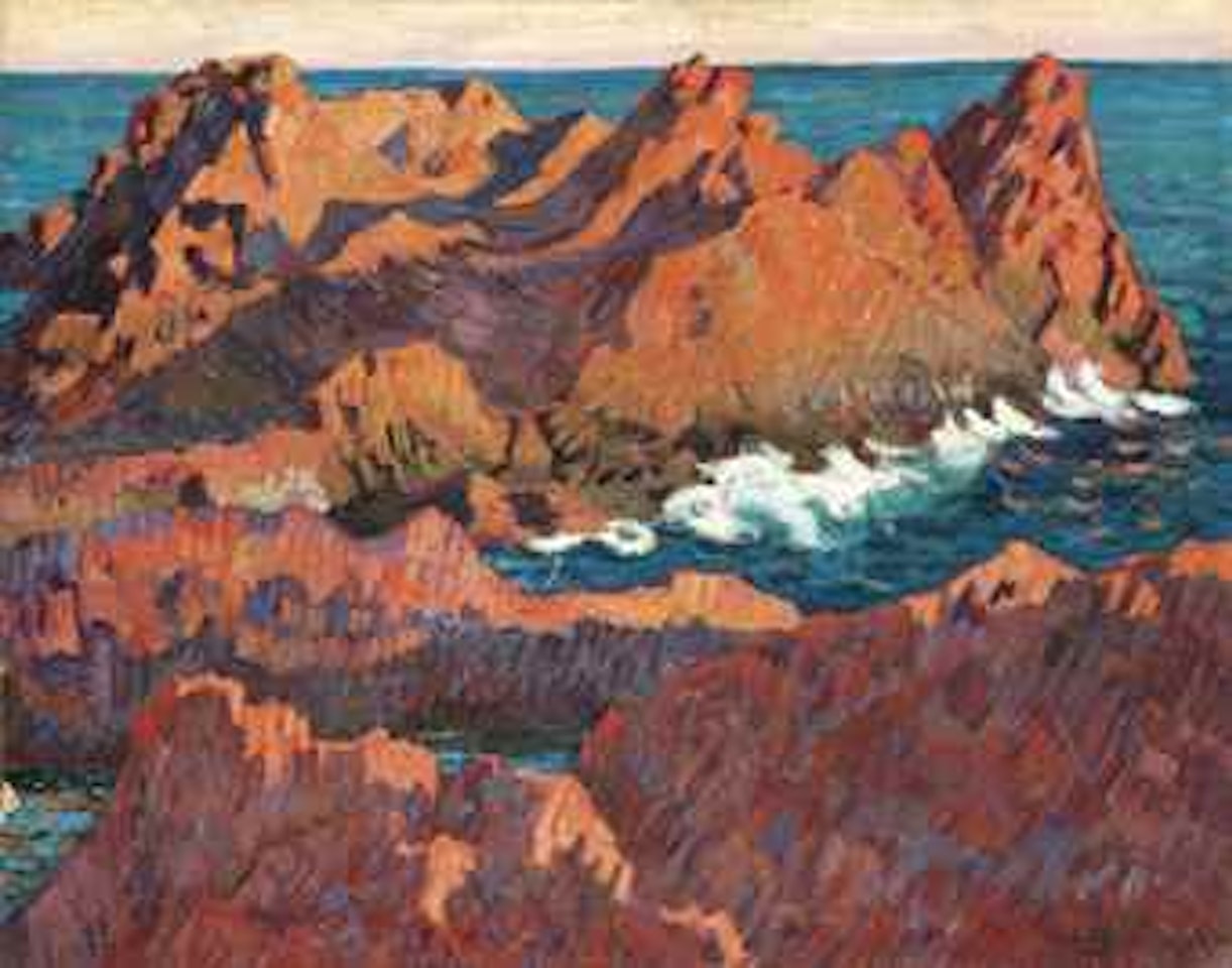 L'île Besse à Agay by Armand Guillaumin