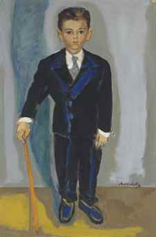 Portrait de H.R. by Emmanuel Mané-Katz