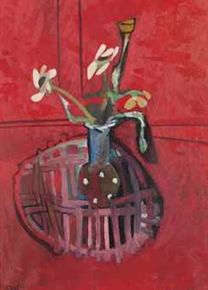 Vase au pois et bourgeon de pavot by Françoise Gilot