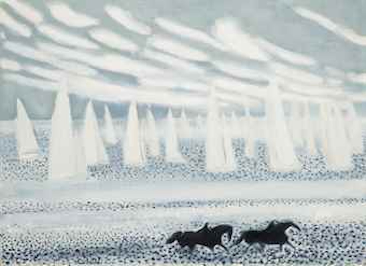 Cavaliers et régates by André Brasilier