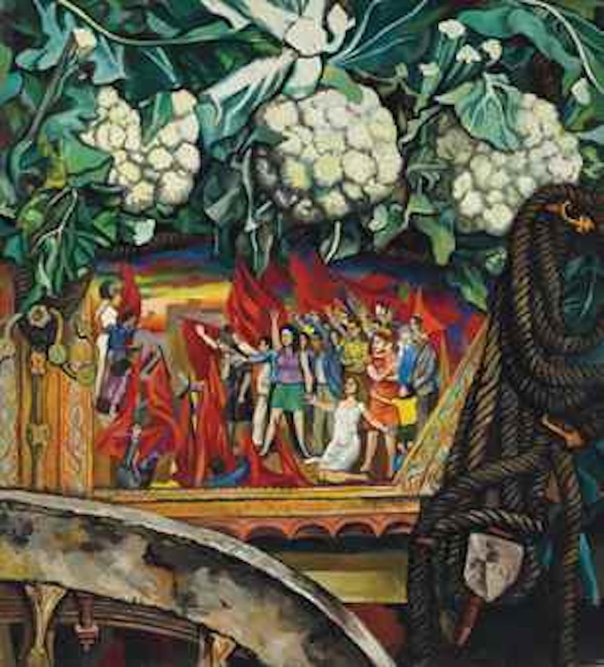 Carretto con cavoli (Carretto siciliano con i funerali di Togliatti) by Renato Guttuso