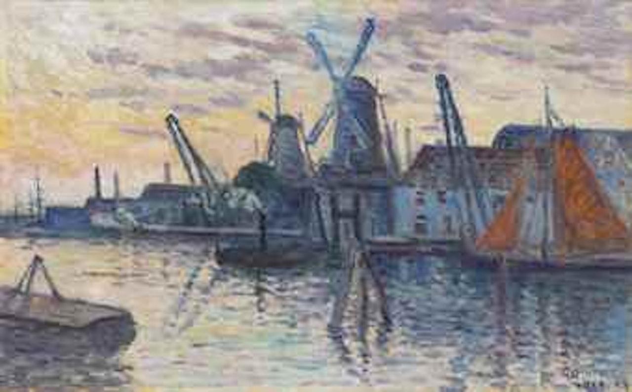 Moulins en Hollande by Maximilien Luce