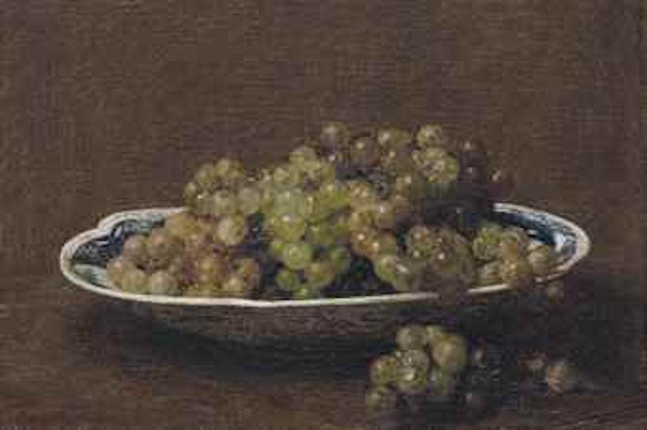 Assiette de raisin by Henri Fantin-Latour