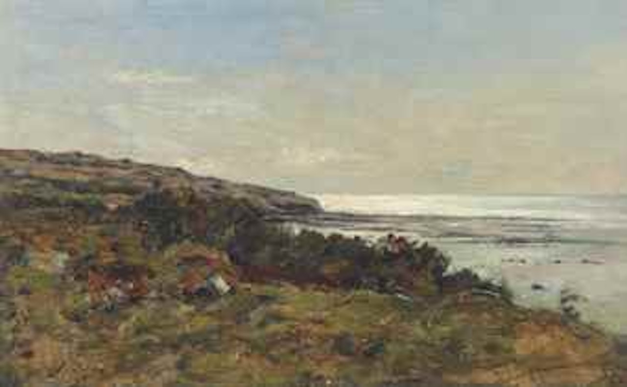 Villerville. Le rivage by Eugène Boudin