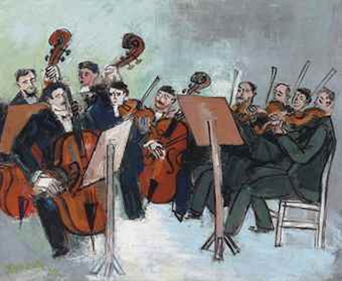 L'orchestre by Jean Dufy