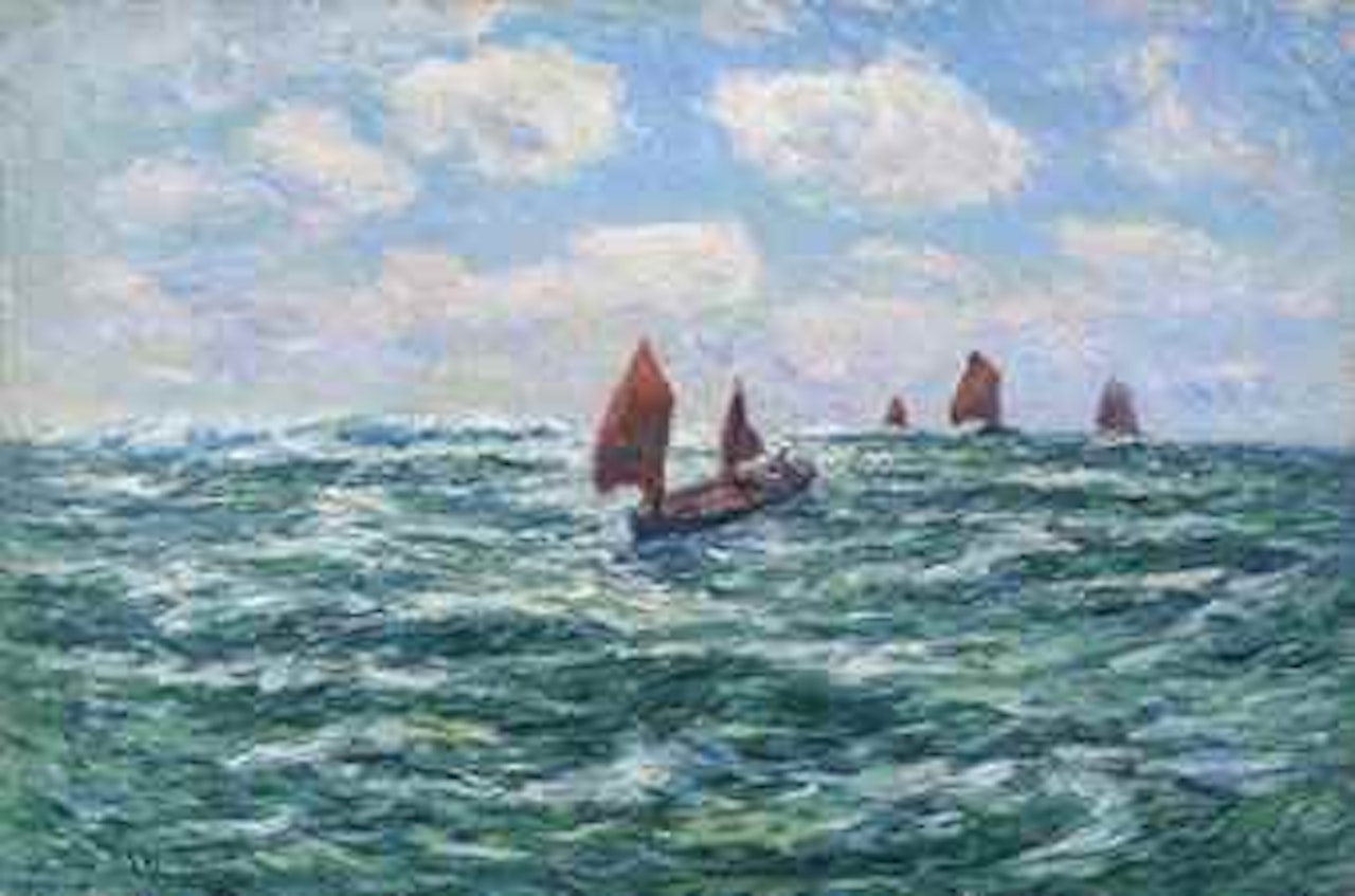 Bateaux de pêche, Audierne by Henry Moret