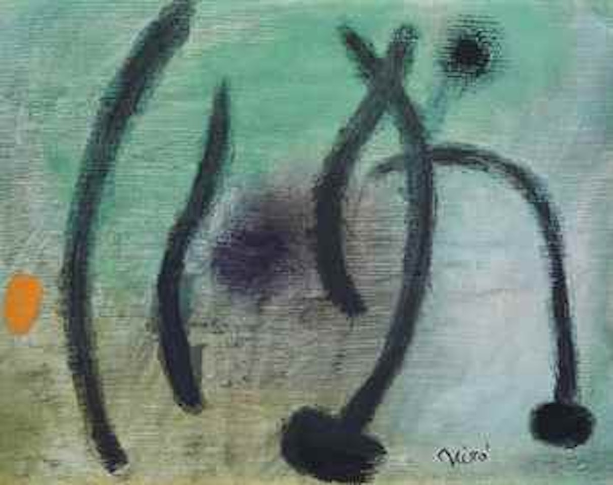 Musique du crépuscule III by Joan Miró