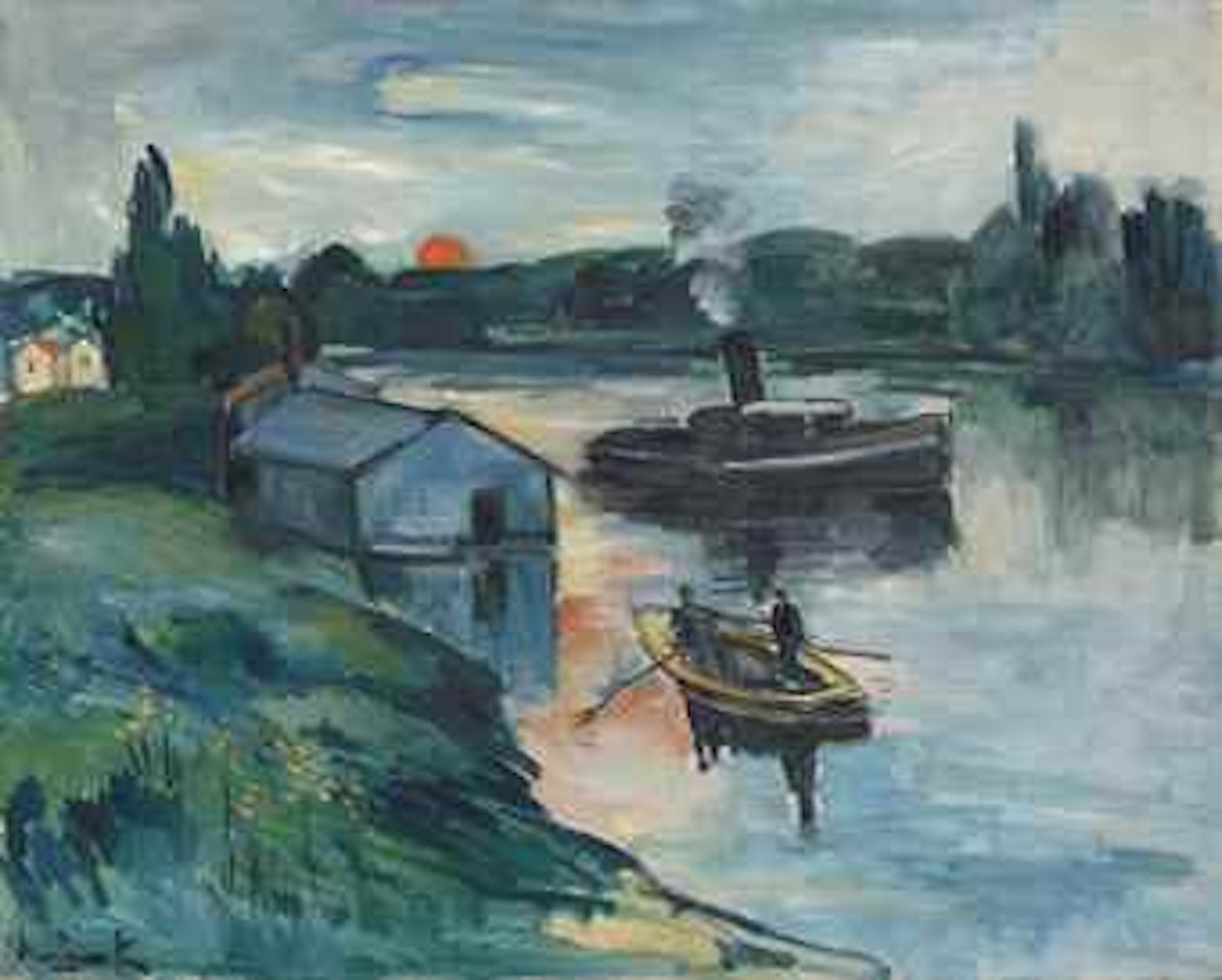Bateau-lavoir à Chatou by Maurice de Vlaminck