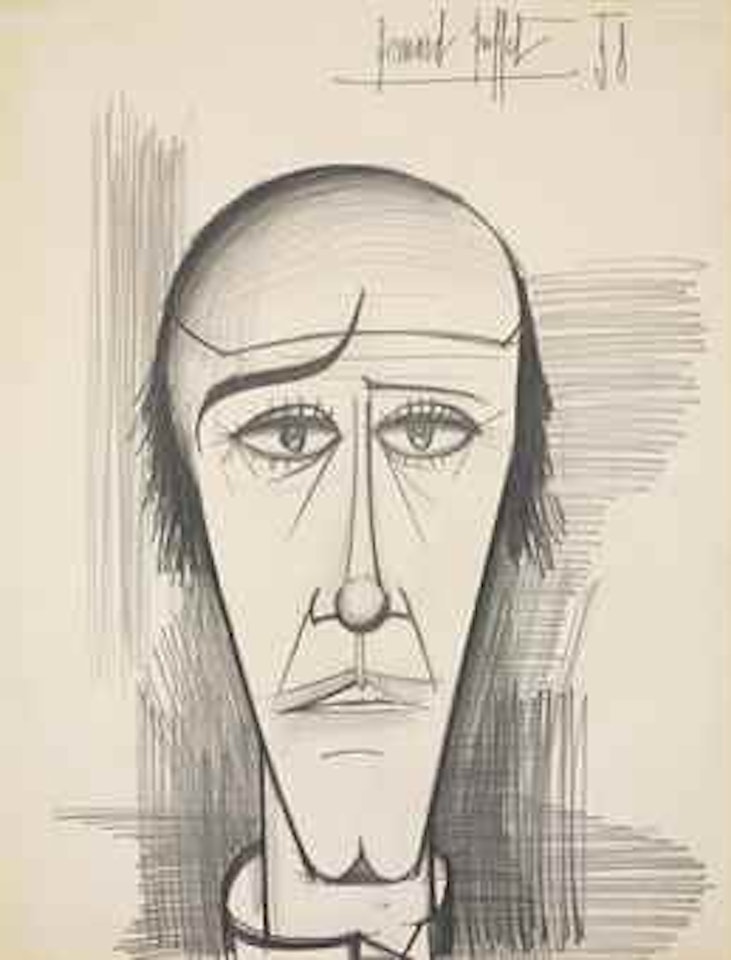 Tête de clown by Bernard Buffet