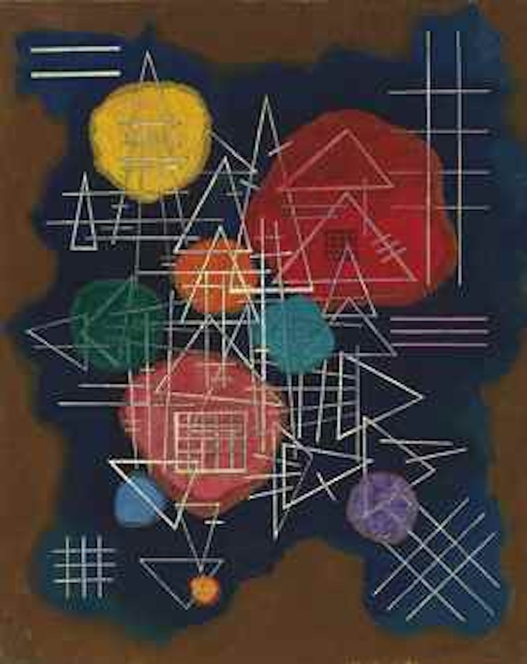Verschleiertes Glühen (Veiled Glow) by Wassily Kandinsky