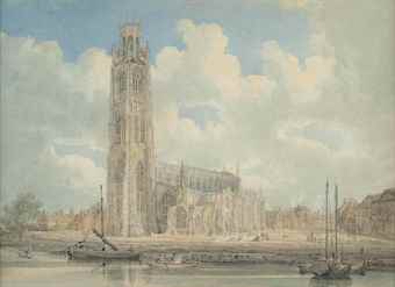 Boston Church from the South West by Thomas Girtin