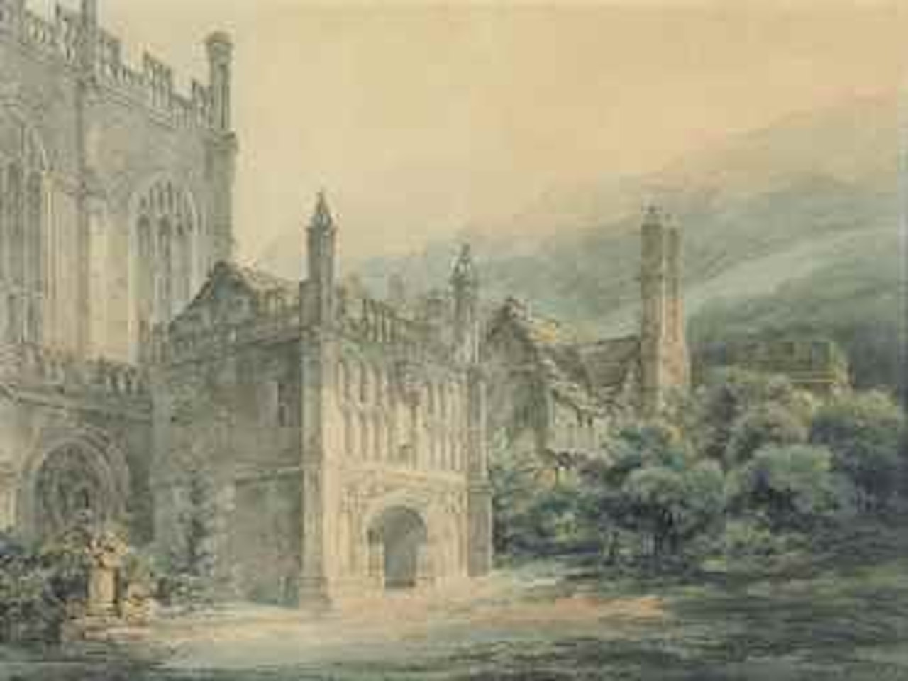 View of Great Malvern Priory, Worcestershire by Joseph Mallord William Turner