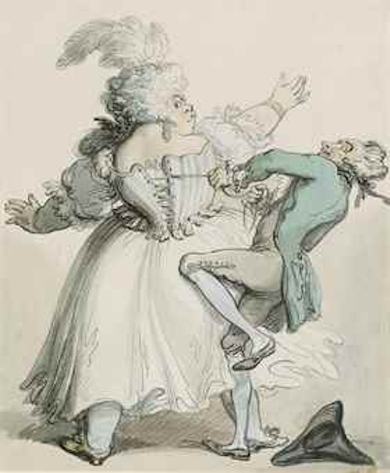 Tight Lacing by Thomas Rowlandson