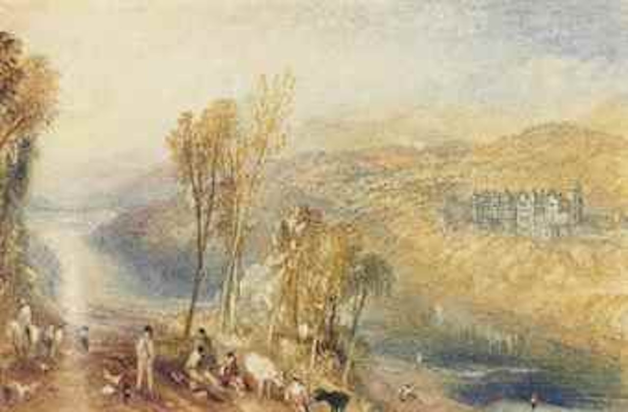 Abbotsford from the north bank of the River Tweed by Joseph Mallord William Turner