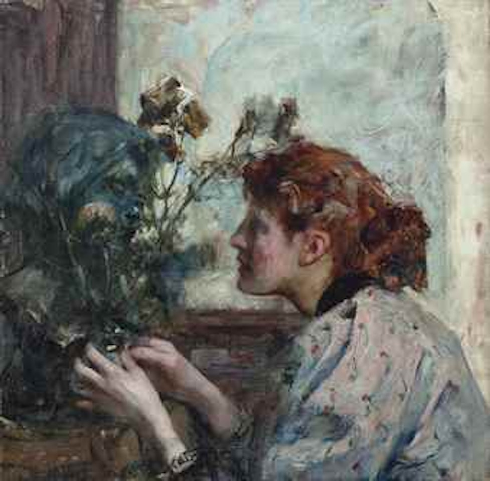 Flower arranging by James Jebusa Shannon