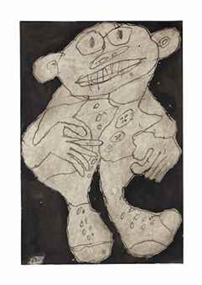 Allègre (Cheerful) by Jean Dubuffet