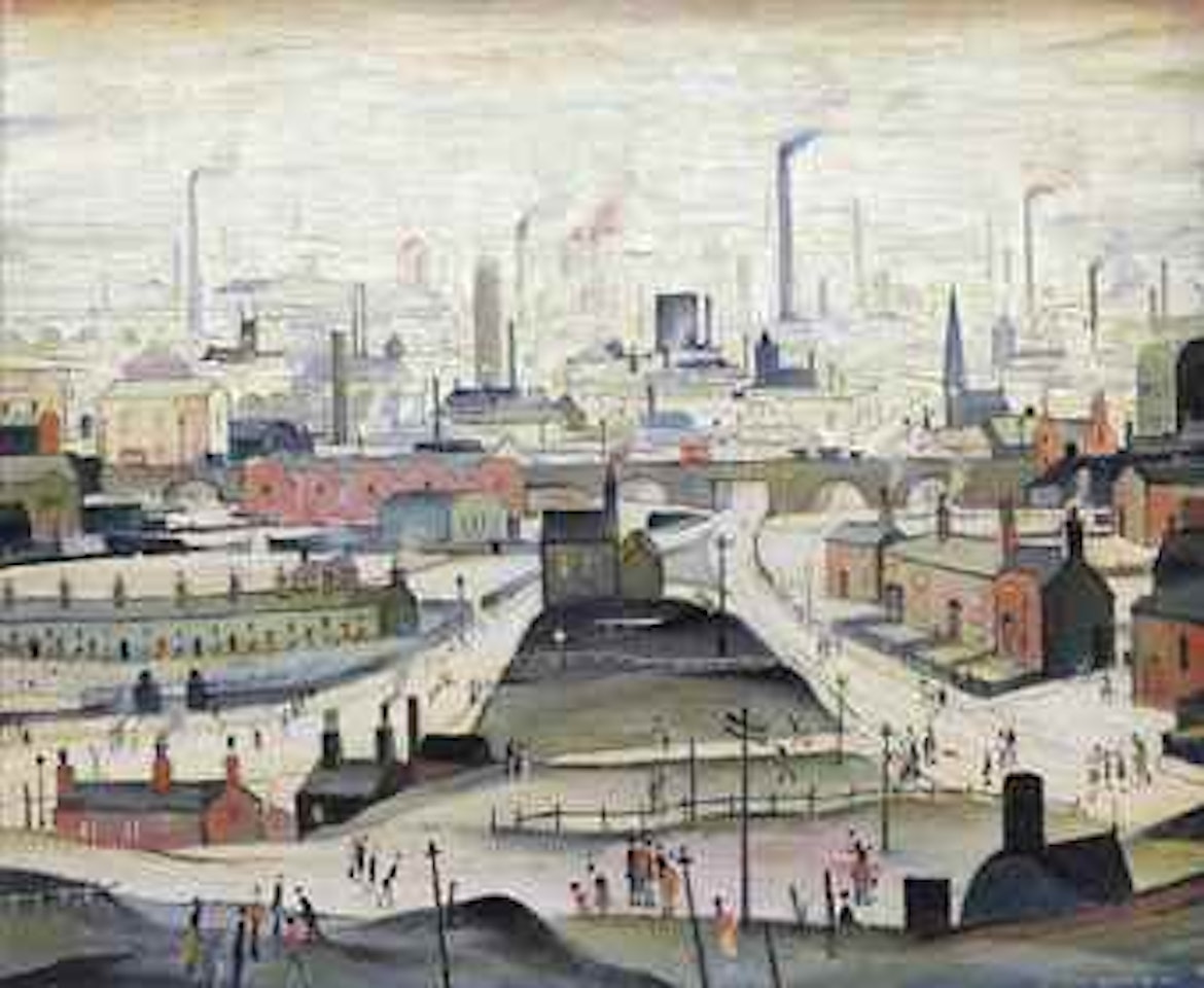 Industrial Scene by Laurence Stephen Lowry