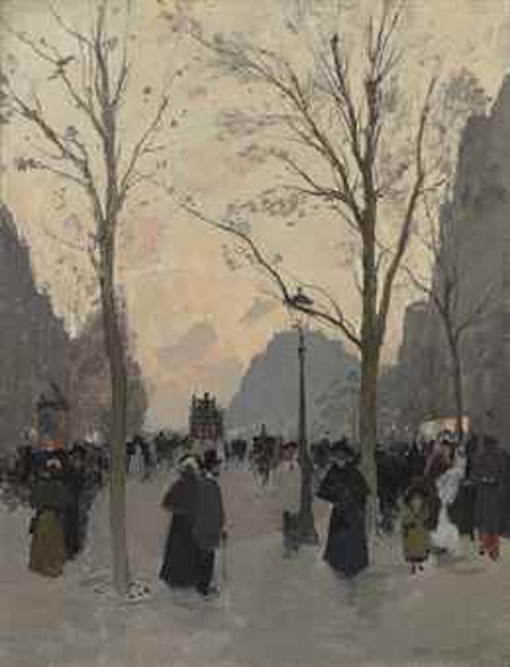 La Place de la République, Paris by Luigi Loir
