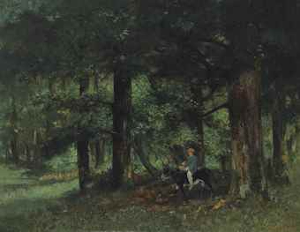 Le Parc de Rochemont by Gustave Courbet