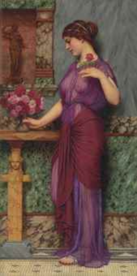 An Offering to Venus by JOHN WILLIAM GODWARD, R.B.A.