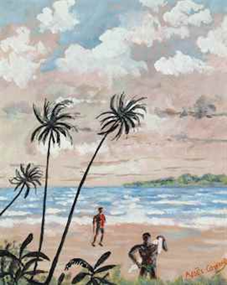 Beach with Palms by Noel Coward