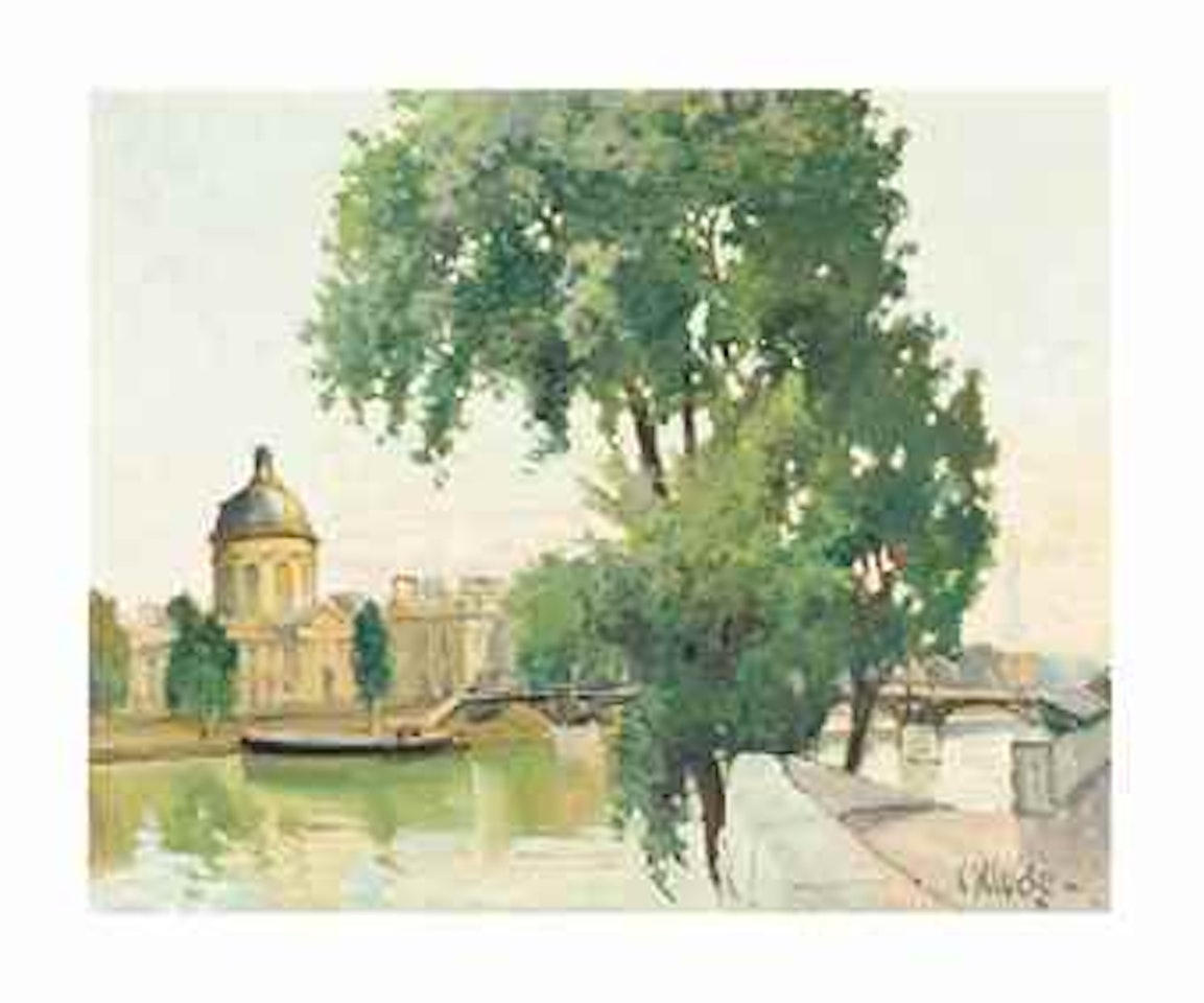 Le Quai du Louvre by Constantin Kluge