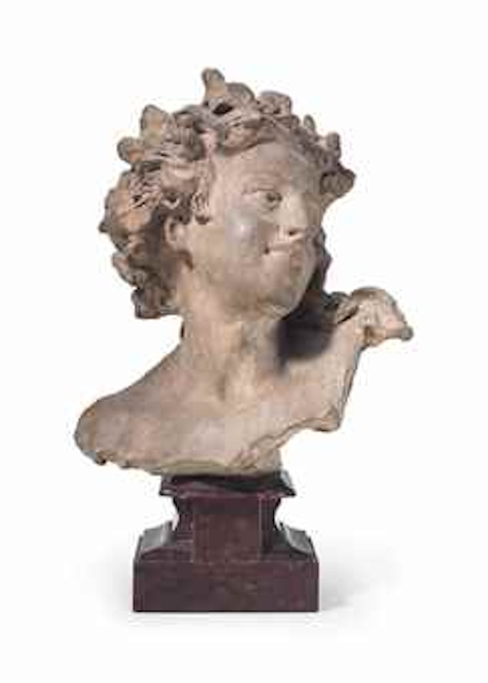 Head of a bacchante by Jean-Baptiste Carpeaux