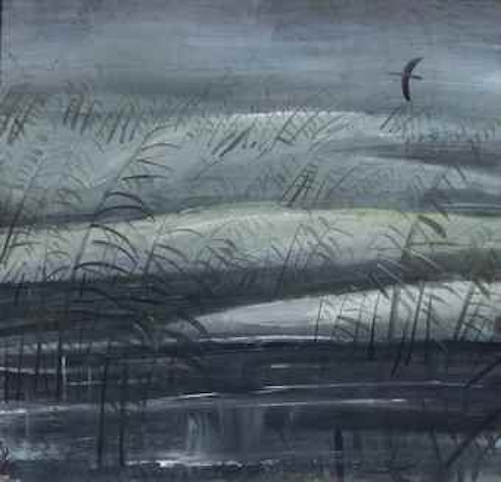 Flying Above Reeds by Lin Fengmian