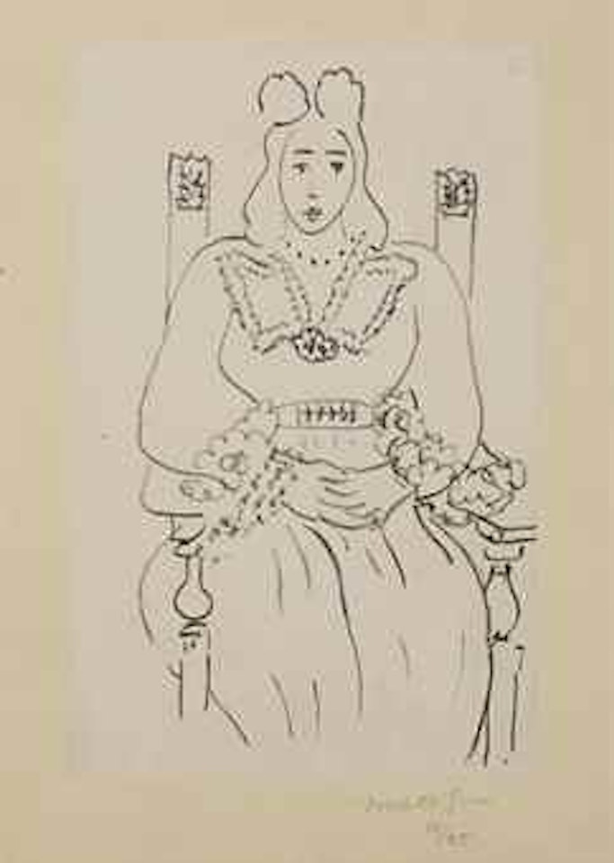 Femme assise by Henri Matisse