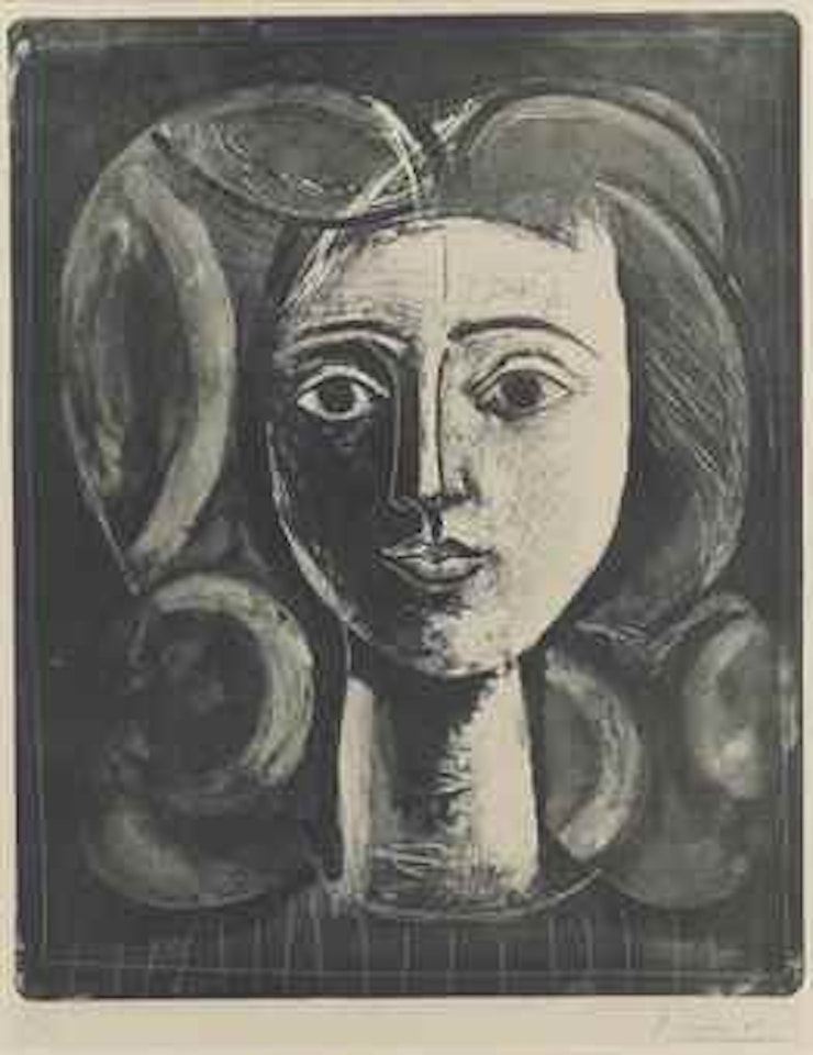 Tête de jeune fille by Pablo Picasso