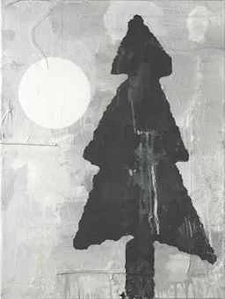 Tree with Moon by Donald Baechler