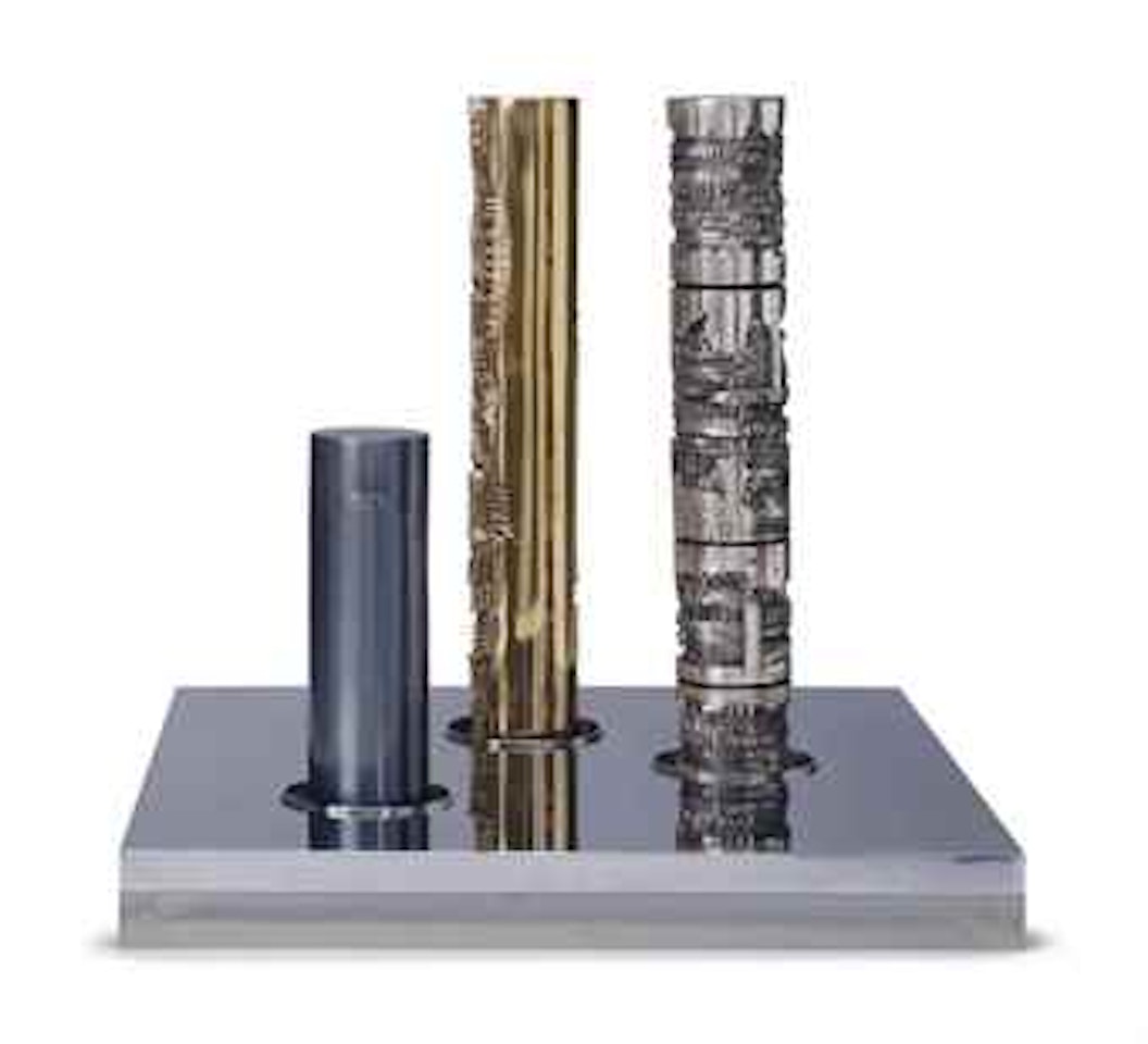 Colonne per Financial Plaza, Honolulu, studio by Arnaldo Pomodoro