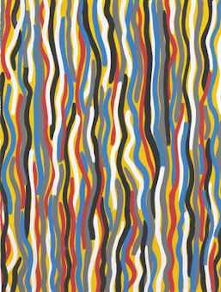 Wavy Brushstrokes by Sol LeWitt