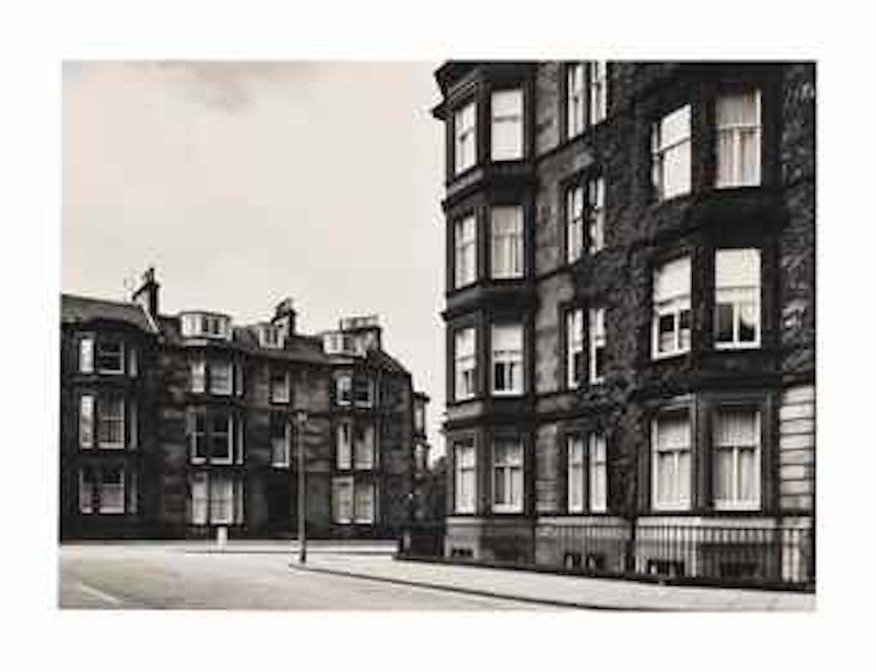 Palmerston Place Edinburgh 1985 by Thomas Struth