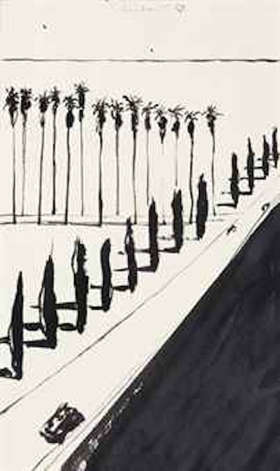 Untitled (Row Palms)
 by Wayne Thiebaud